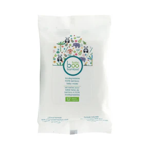 Boo Bamboo - Baby Boo Biodegradable Travel Wipes (12ct) - Image 3
