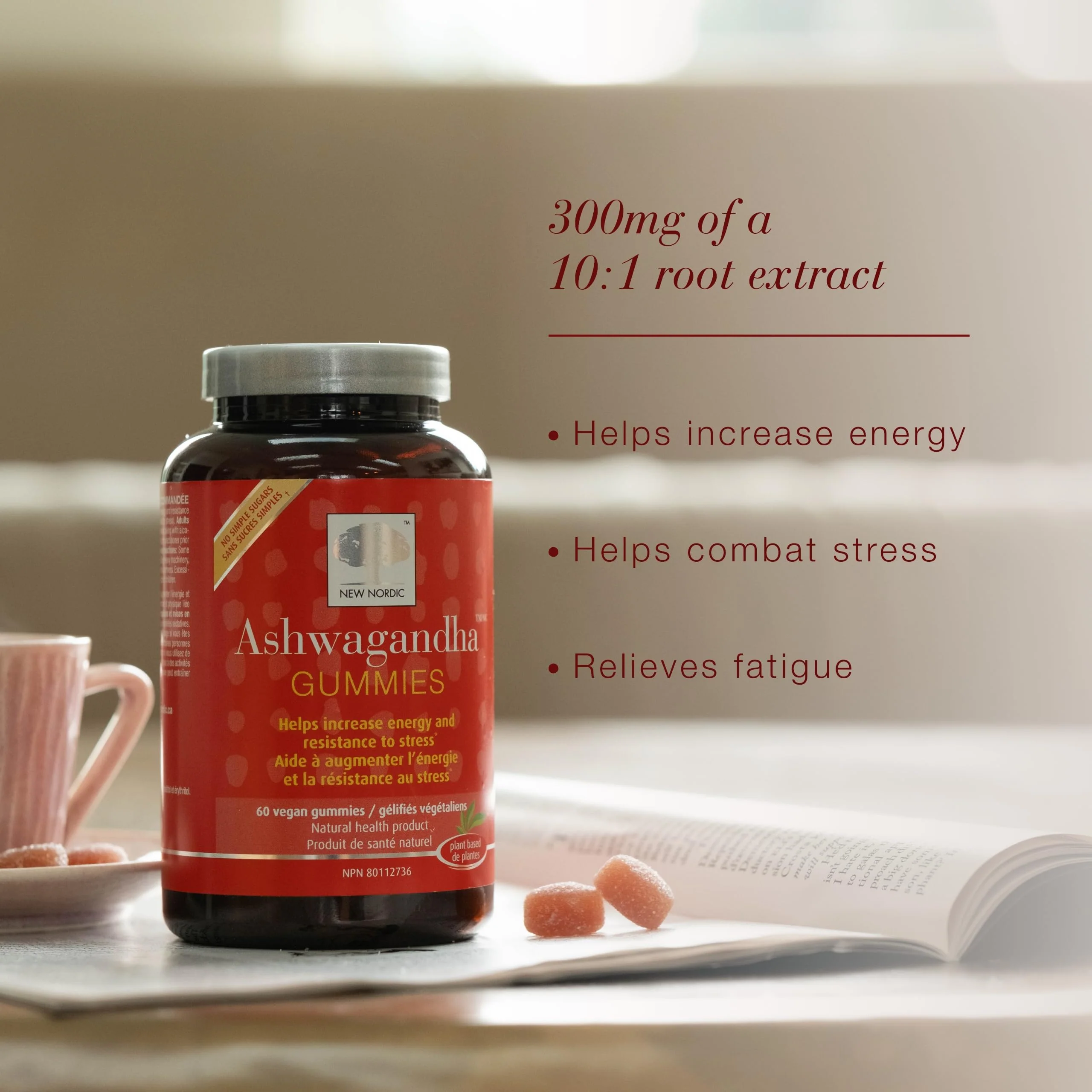New Nordic - Ashwagandha Gummies (60gmy) - Image 3